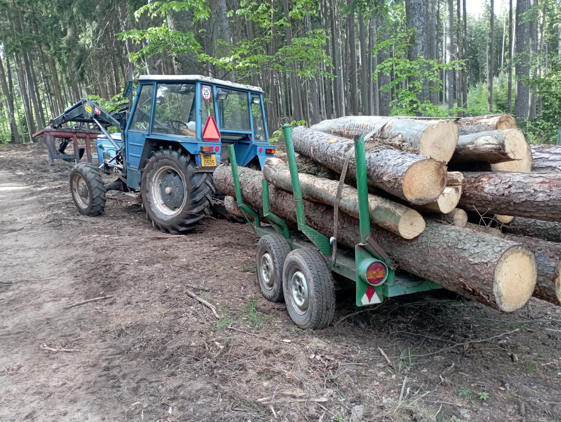 Odvoz bioodpadu ze zahrad a pozemků na Broumovsku
